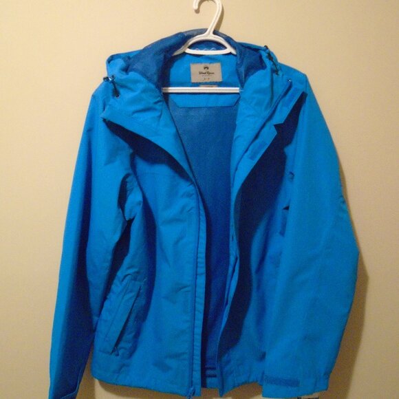 WIND RIVER OUTFITTING CO HYPER-DRI MENS SIZE SMALL BIGHT BLUE WIND/RAIN JACKET - Picture 1 of 4